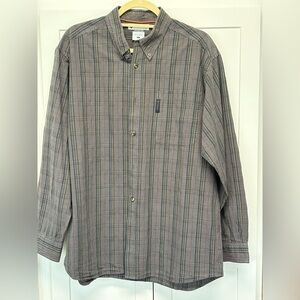 Men’s Columbia, sportswear shirt, size large, dark, gray